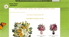 Desktop Screenshot of jimmiesflowers.net